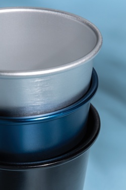 Logo trade corporate gift photo of: Alo RCS recycled aluminium lightweight cup 450ml